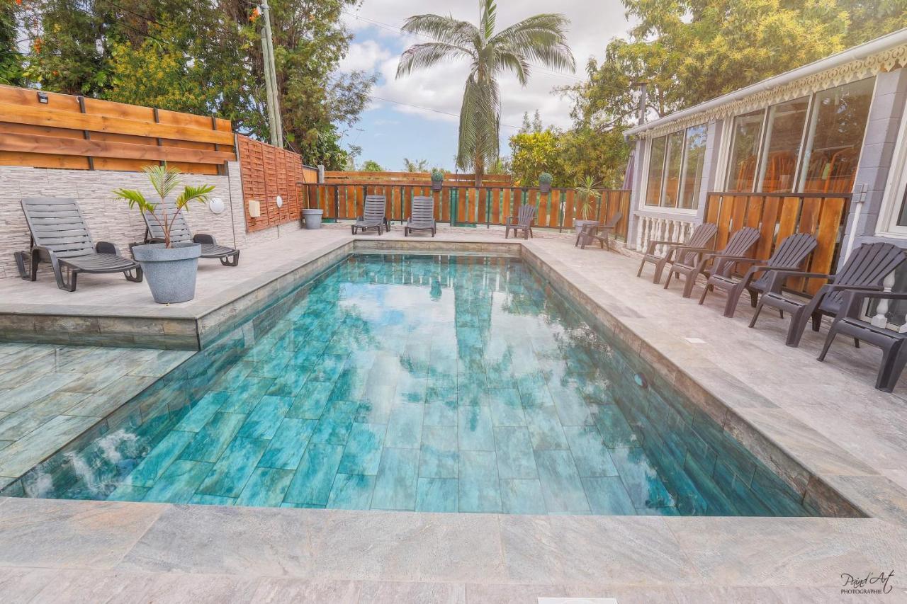 Вилла L'Avocat 1 Avec Piscine Chauffee Et Jacuzzi A Partager Ле-Тампон Экстерьер фото